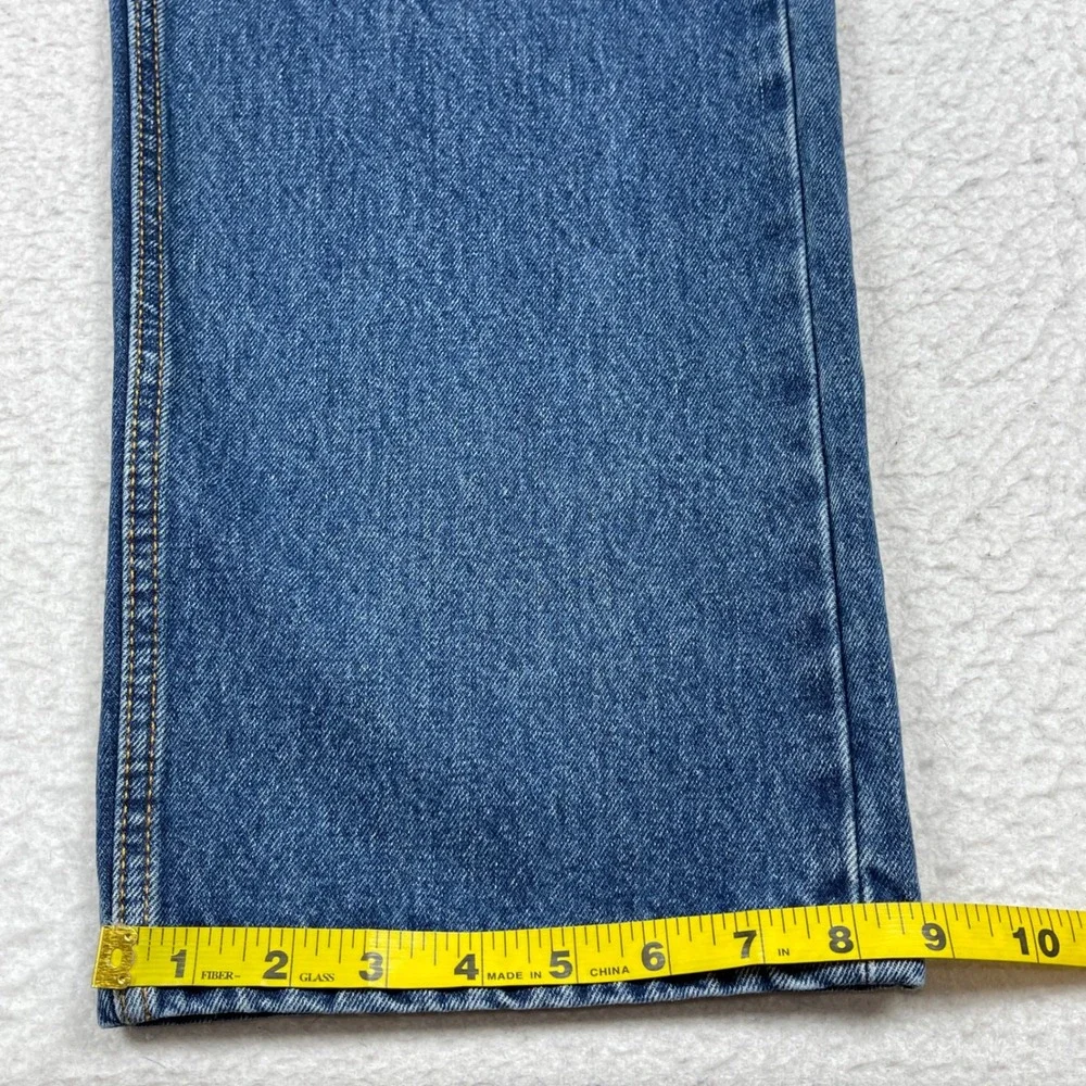 Levis 505 Jeans Mens 40x30 Blue Straight Leg Regular Fit Medium Wash Denim